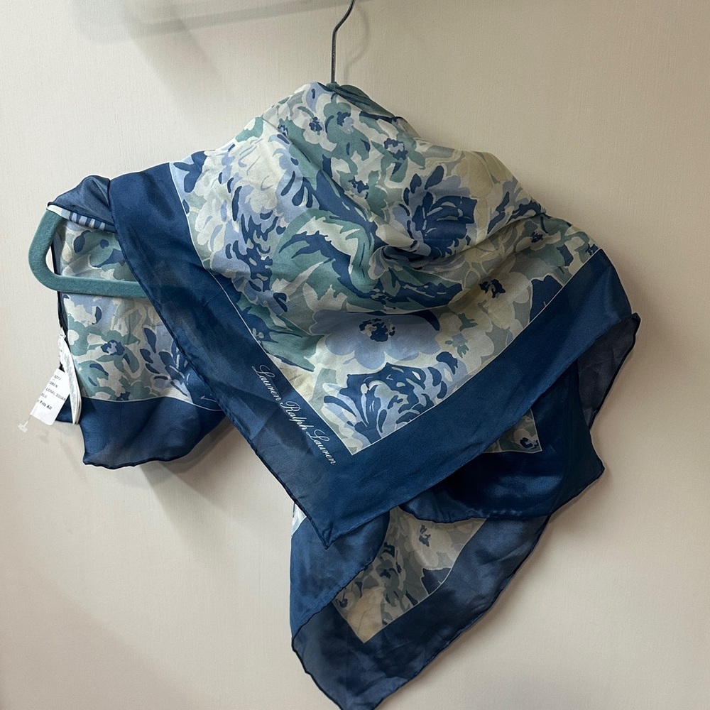 Ralph Lauren Silk Floral Scarf